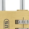 Brico Hangsloten-Abus Combinatie-Hangslot Tcb32/30 Messing