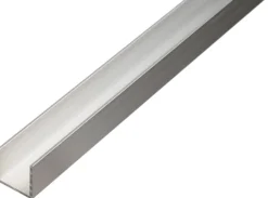 Brico Profielen-Alberts Ba-Profiel U-Vorm Aluminium Natuur 15X15X1,5Mm 2,6M