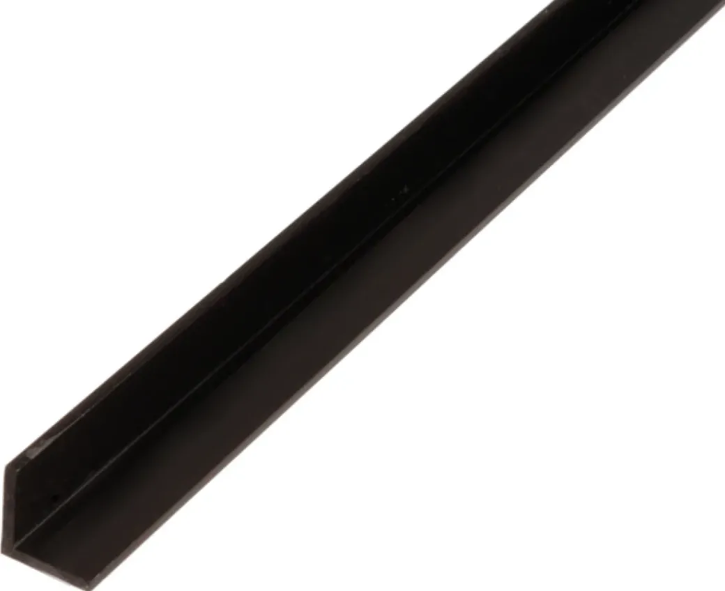 Brico Profielen-Alberts Hoekprofiel Kunststof Zwart 30X30X2Mm 2,6M