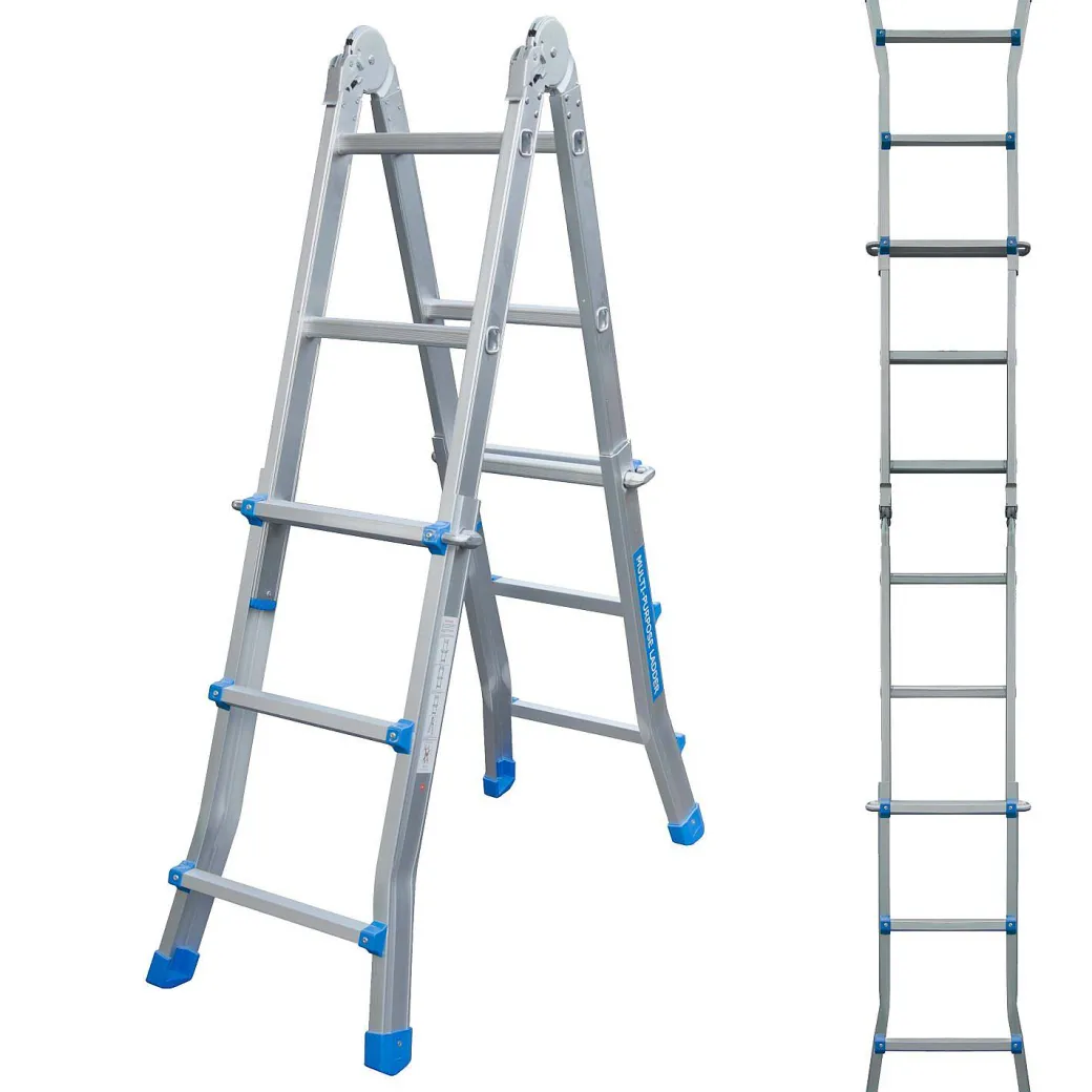 Aldorr Home - Multiladder Uitschuifbare Vouwladder 4X3 - 2,80M|Brico Sale