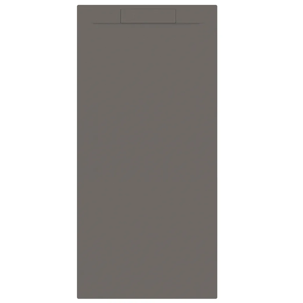 Allibert Douchebak Luna 180X80Cm Rechthoek Gun Metal|Brico Online