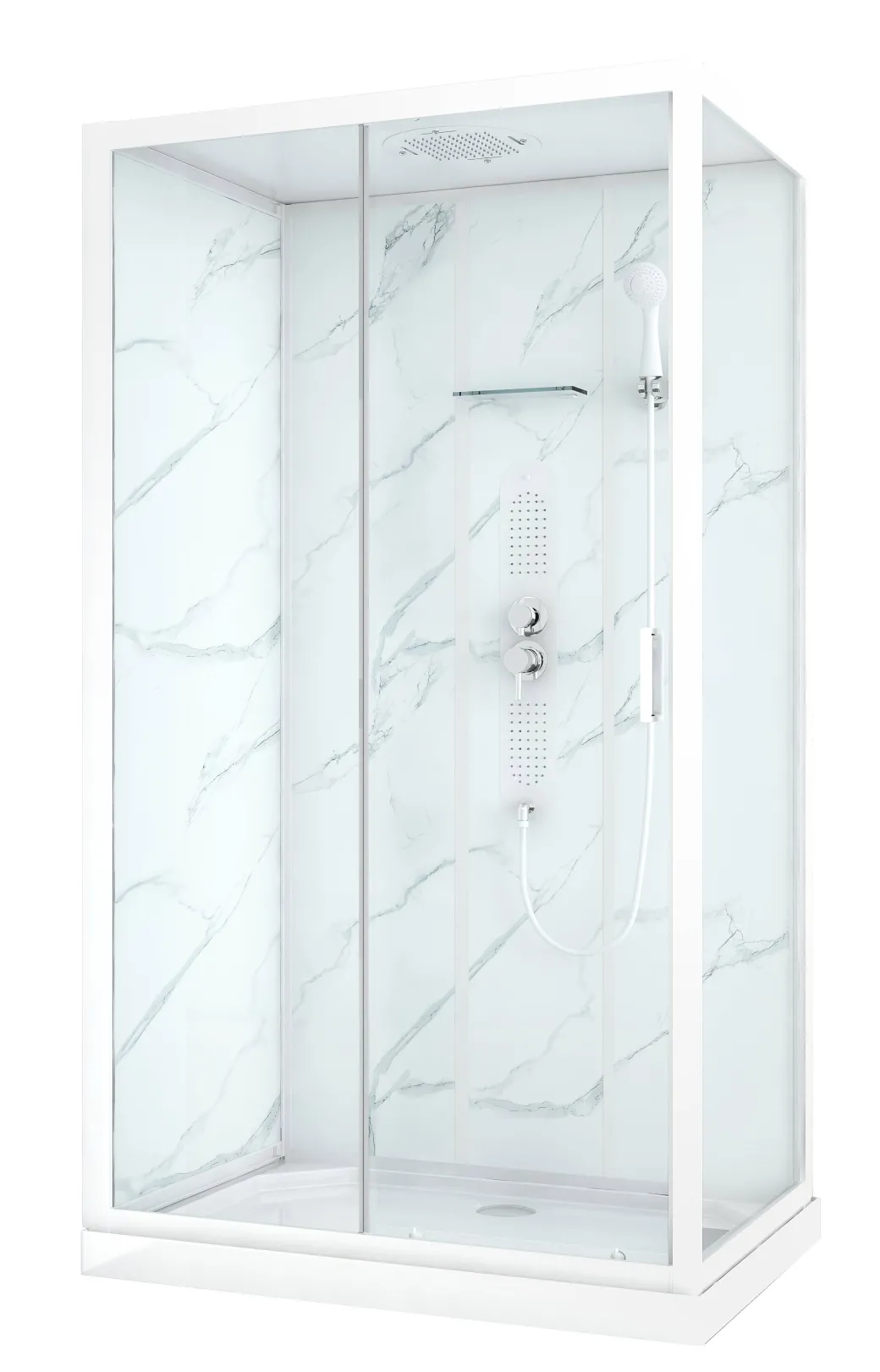 Allibert Douchecabine Enohr Rechthoekig 120X80Cm Wit|Brico Outlet