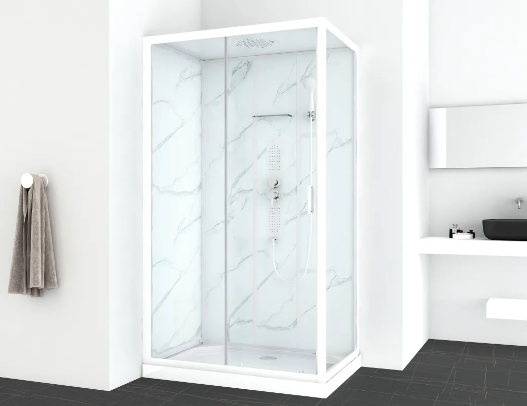 Allibert Douchecabine Enohr Rechthoekig 120X80Cm Wit|Brico Outlet