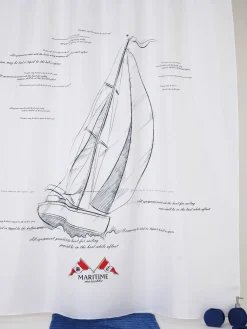 Allibert Douchegordijn Skye Polyester 180X200Cm|Brico