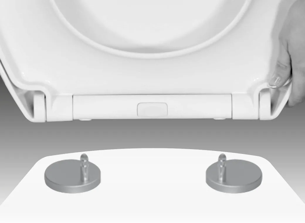 Allibert Toiletzitting Ekla Thermoplast Wit Glanzend|Brico Best