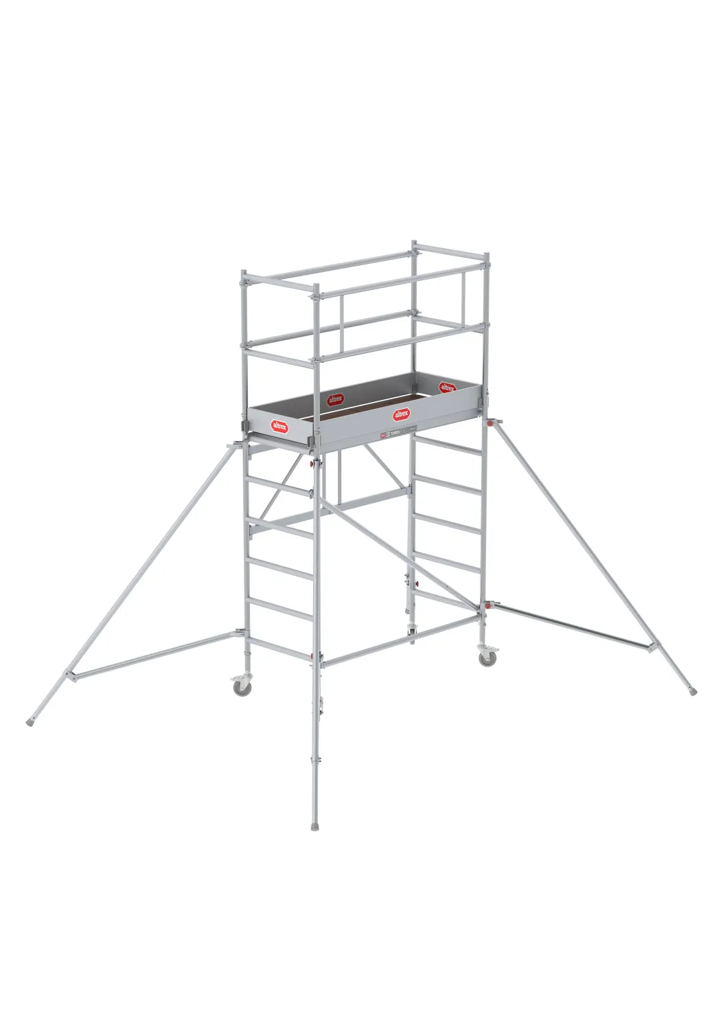 Altrex Aluminium Vouwsteiger Rs Tower 34 Module 2 Werkhoogte 3,80M|Brico