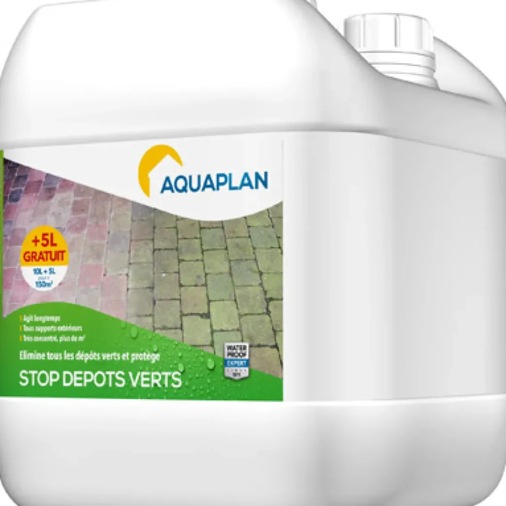 Brico Afbijtmiddelen-Aquaplan Stop Groene Aanslag 15L