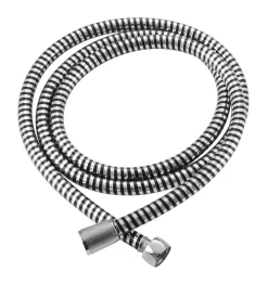Aquavive Doucheslang Pvc 150Cm Chroom-Zwart|Brico