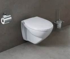 Aquavive Hangtoilet Cetus Wit | Verhoogd Model | Soft-Close Toiletzitting | Randsloos Toiletpot|Brico New