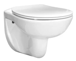 Aquavive Hangtoilet Simeto Wit | Soft-Close Toiletzitting | Randloos Toiletpot|Brico