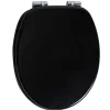 Aquavive Toiletzitting Cannes Mdf Zwart|Brico Sale