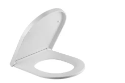 Aquazuro Toiletzitting D-Vorm Murano Duroplast Wit|Brico Discount