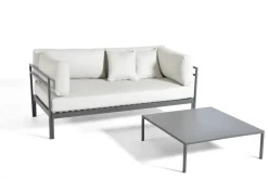 Brico Loungesets-Arcane Bank Tango 160X80X71Cm + Salontafel 80X80X25Cm
