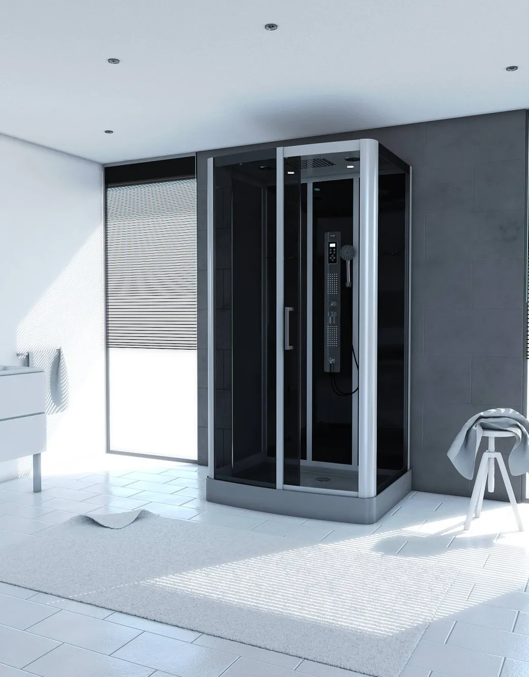 Aurlane Douchecabine Premium 2 Rechthoek 115X90Cm|Brico Outlet