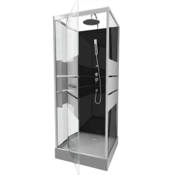 Aurlane Douchecabine Study Chroom 80X80X219-230Cm|Brico