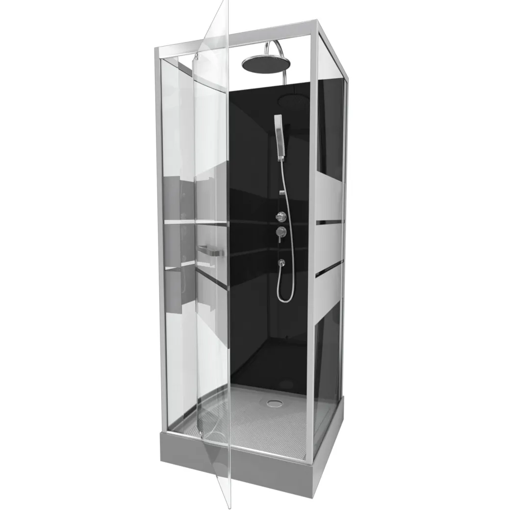 Aurlane Douchecabine Study Chroom 80X80X219-230Cm|Brico
