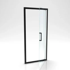 Aurlane Douchedeur Factory Draaibaar 90X200Cm Zwart|Brico Discount