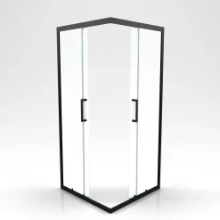 Aurlane Douchedeuren Factory Vierkant 90X90X200Cm Zwart|Brico Hot