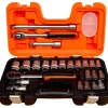 Bahco Doppenset Met Ratel – 24 Stuks|Brico Outlet