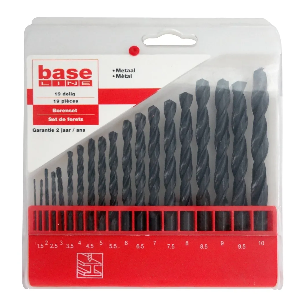 Baseline Borenset – 19 Stuks|Brico Online