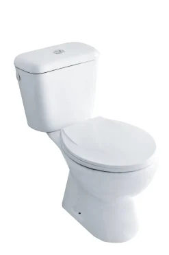Baseline Duoblok Toilet I Ao Aansluiting Wit|Brico
