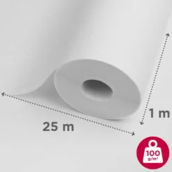 Brico Glasvezelbehang-Baseline Glasweefselbehang Ruit 25M 100Gram