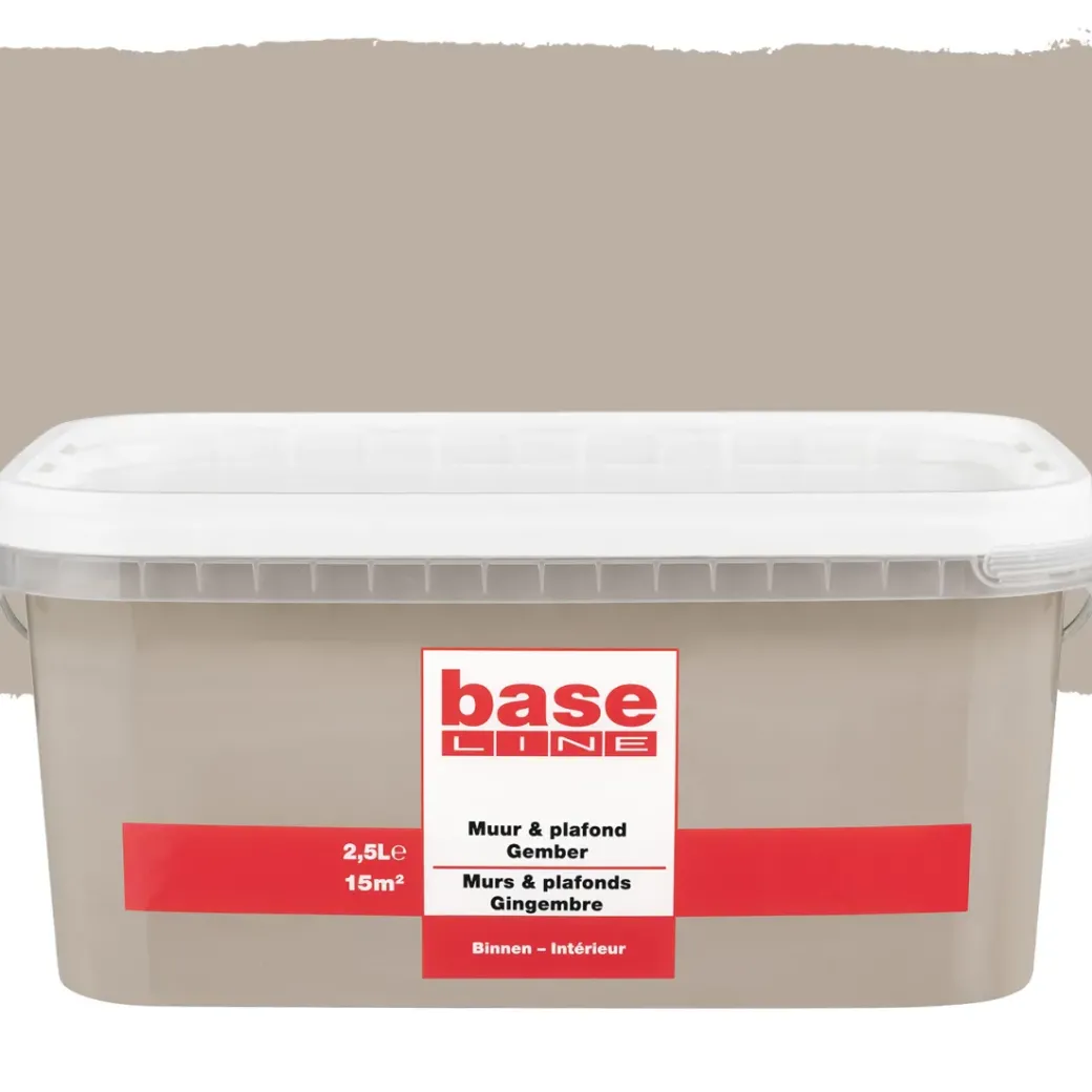 Brico Muurverf-Baseline Muur & Plafond Gember 2,5L