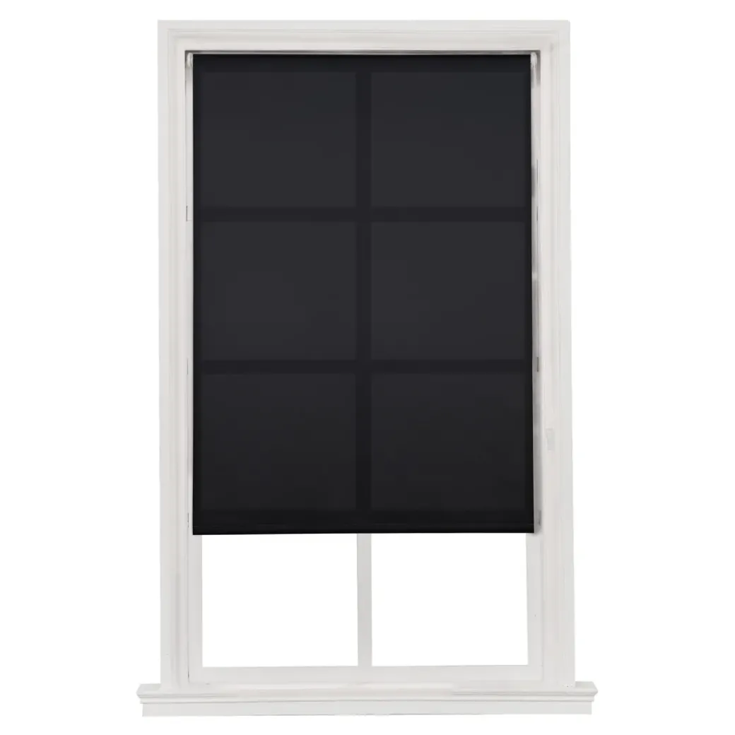 Brico Rolgordijnen-Baseline Rolgordijn Lichtdoorlatend Zwart 60X175Cm