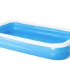 Brico Opblaaszwembaden-Bestway Opblaasbaar Zwembad Family Pool Rechthoekig Blauw 305X183X46Cm