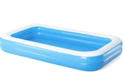 Brico Opblaaszwembaden-Bestway Opblaasbaar Zwembad Family Pool Rechthoekig Blauw 305X183X46Cm