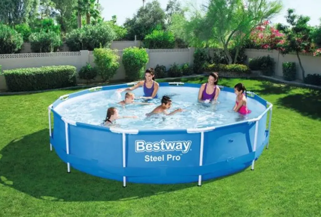 Brico Opzetzwembaden Zonder Pomp-Bestway Opzetwembad Steel Pro O366X76Cm
