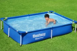 Brico Opzetzwembaden Zonder Pomp-Bestway Opzetzwembad Steel Pro Rechthoek 221X150X43Cm