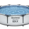 Brico Opzetzwembaden Met Pomp-Bestway Opzetzwembad Steel Pro Max Set Rond Met Filterpomp O305X76Cm