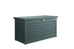 Brico Opbergboxen Tuin-Biohort Kussenbox Hobby 130 Donkergrijs Metallic 62X134Cm