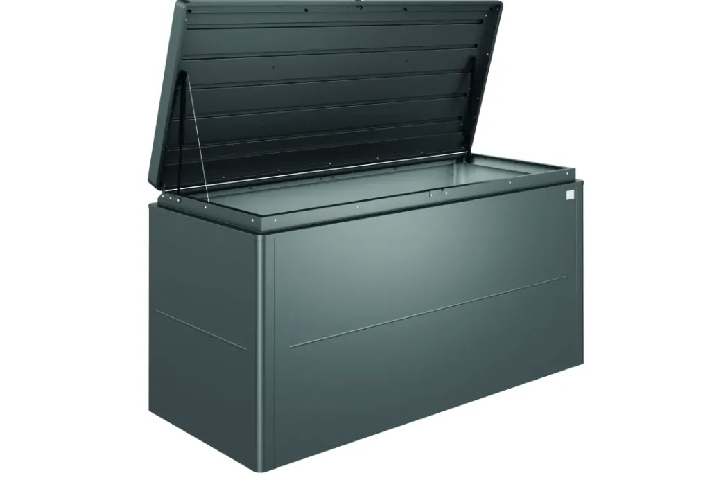 Brico Opbergboxen Tuin-Biohort Kussenbox Lounge 200 Donkergrijs Metallic 84X200Cm