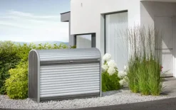 Brico Opbergboxen Tuin-Biohort Opbergbox Storemax 190 Kwartsgrijs Metallic 97X190Cm