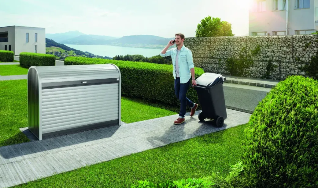 Brico Opbergboxen Tuin-Biohort Opbergbox Storemax 160 Donkergrijs Metallic 78X163Cm
