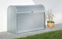 Brico Opbergboxen Tuin-Biohort Opbergbox Storemax 160 Zilver Metallic 78X163Cm