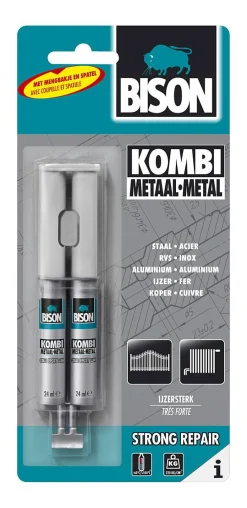 Bison Universele Epoxylijm Kombi Metaal Crd 24Ml|Brico Sale