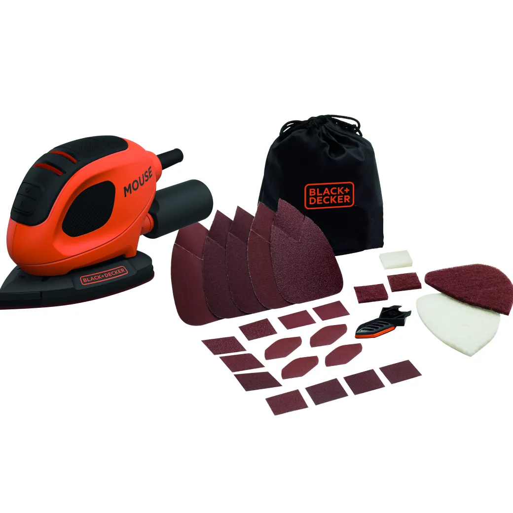 Black+Decker Detailschuurmachine Bew230Bc-Qs 55W Met 15 Acc|Brico Best