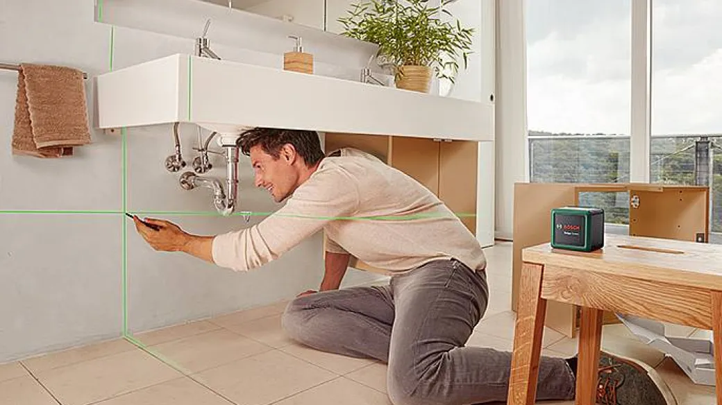 Bosch Kruislijnlaser Quigo Green 12M|Brico New