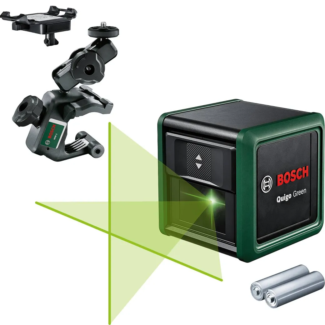 Bosch Kruislijnlaser Quigo Green 12M|Brico New