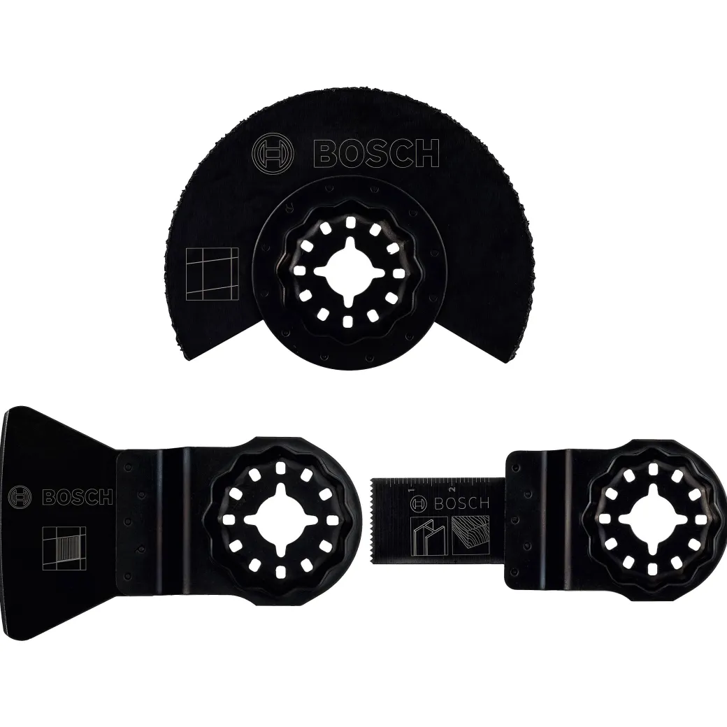 Bosch Startset Voor Multitool Starlock – 3 Stuks|Brico Hot