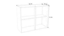 Bovenkast Keuken Modulo Wit 90Cm|Brico Sale