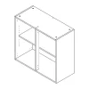 Bovenkast Keuken Modulo Wit 80Cm|Brico Discount