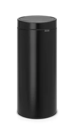 Brabantia Afvalemmer Touch Bin New Matt Black 30L|Brico Clearance
