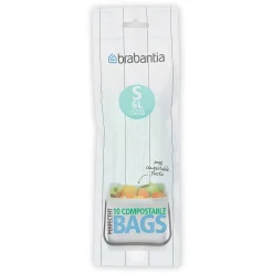 Brabantia Afvalzak Perfectfit S Groen 6L 10 Stuks|Brico New