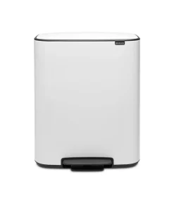 Brabantia Pedaalemmer Bo 2X30L Wit|Brico Discount