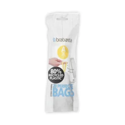 Brabantia Perfectfit Afvalzak Met Trekbandsluiting Code A 3L 20 Stuks/Rol Recycled|Brico Online