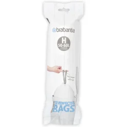 Brabantia Perfectfit Afvalzak Met Trekbandsluiting Code H 50-60L 10 Stuks/Rol Recycled|Brico Sale